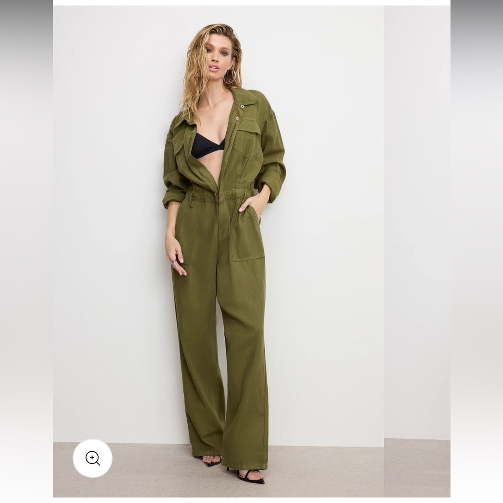 Good American Linen Jumpsuit - Size 2X - NWT